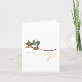 Magnolia Leaves Bedankkaart