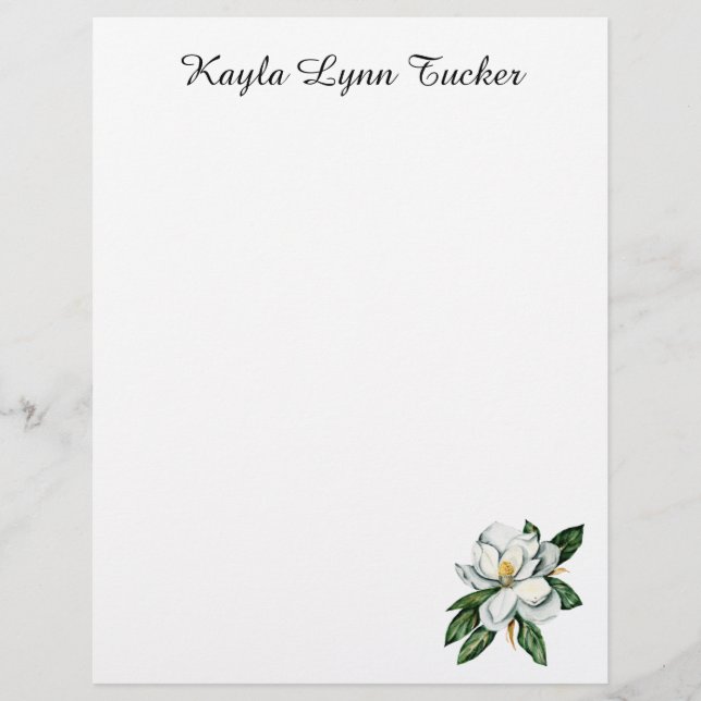 Magnolia Letterhead Briefhoofd (Voorkant)