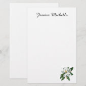 Magnolia Letters Briefpapier (Voorkant / Achterkant)