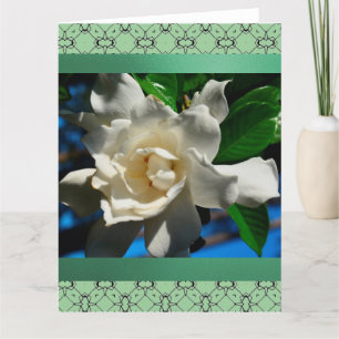 Magnolia-Light Green Design Wenskaart-Large Kaart