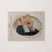Magnolia Lijn Kunst Sierlijk Legpuzzel (Horizontaal)