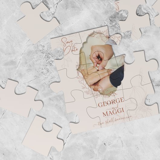 Magnolia Lijn Kunst Sierlijk Legpuzzel