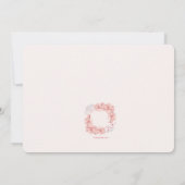 Magnolia Lijst foto uitnodiging (Achterkant)