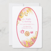 Magnolia Lijst onze dochter studeert linen af Kaart (Voorkant)