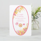 Magnolia Lijst onze dochter studeert linen af Kaart (Staand voorkant)