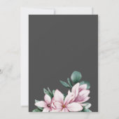 Magnolia Lijst Wreatfoto bruiloft, behalve de datu Save The Date (Achterkant)