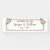 Magnolia Lilies Bouquet Wedding Banner (Horizontaal)