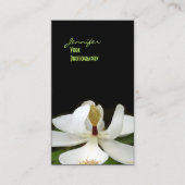 Magnolia, macrofotografie-visitekaartjes visitekaartje (Voorkant)