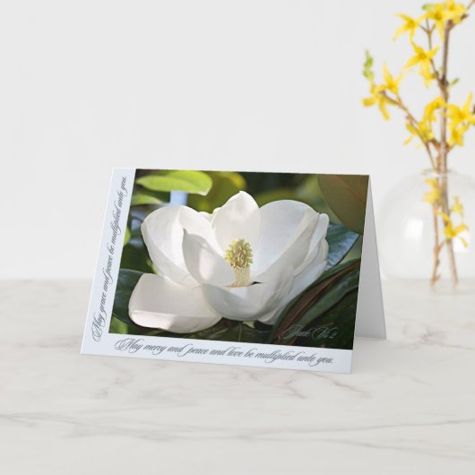 Magnolia Magnolia Kaart (Gele Bloem)