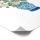 Magnolia Magnolias Blue Ginger Jars Jar Poster (Hoek)