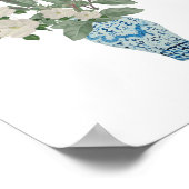 Magnolia Magnolias Dragon Blue Ginger Jars Jar Poster (Hoek)