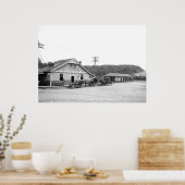 Magnolia, Massachusetts. Treinstation 1906 Poster (Keuken)