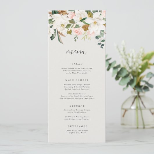 Magnolia-menu Menu (Staand voorkant)