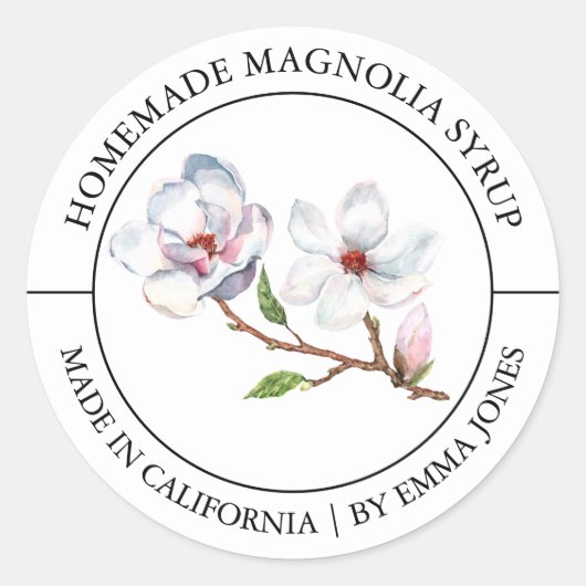 Magnolia Modern label (Voorkant)