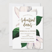 magnolia modern repetitief diner uitnodiging (Voorkant)