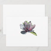Magnolia Modern Simple Elegant Wedding Ideeën (Voorkant / Achterkant)