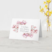 Magnolia Moederdag Kaart (Gele Bloem)