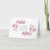 Magnolia Moederdag Kaart (Voorkant)