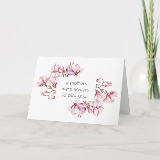Magnolia Moederdag Kaart (Voorkant)