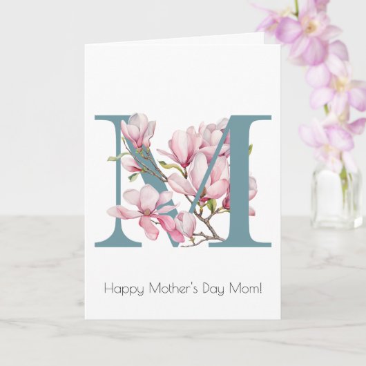Magnolia Moederdag Wenskaart Kaart (Orchidee)