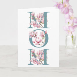 Magnolia Moederdag Wenskaart Kaart