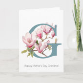 Magnolia Moederdag wenskaart Kaart (Voorkant)