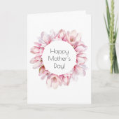 Magnolia Moederdag Wenskaart Kaart (Voorkant)