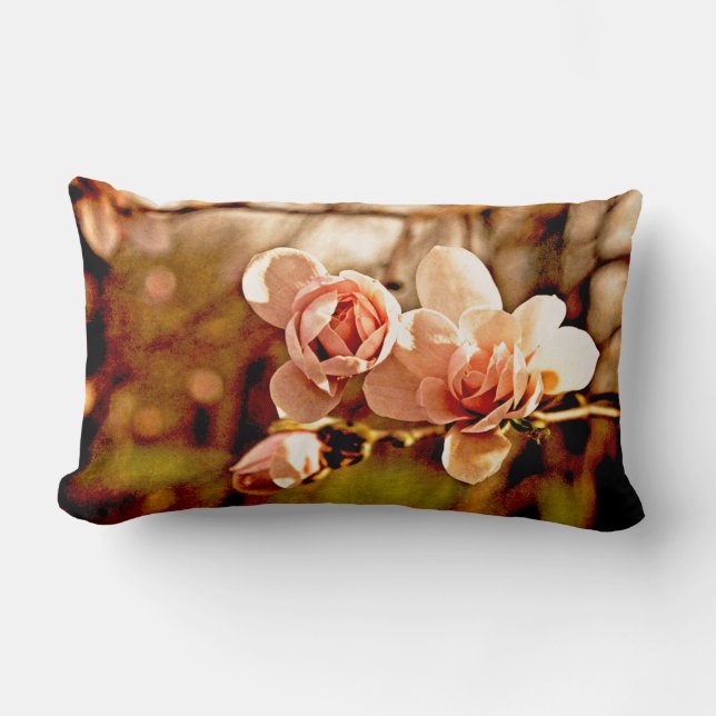 Magnolia Mood in roze Kussen (Voorkant)