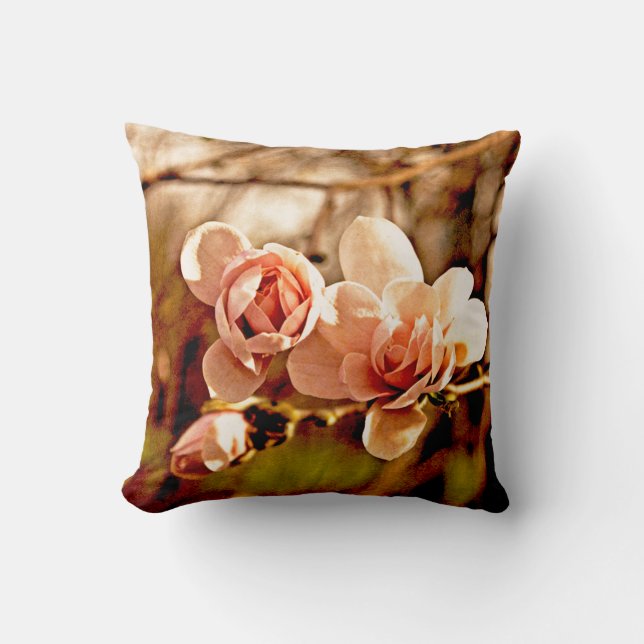 Magnolia Mood in roze Kussen (Voorkant)