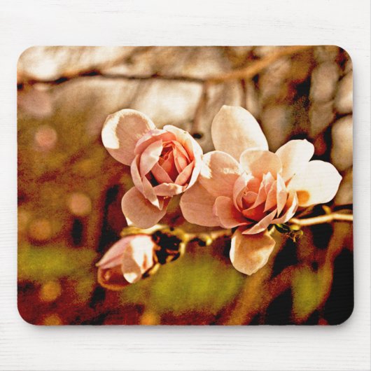 Magnolia Mood in roze Muismat (Voorkant)