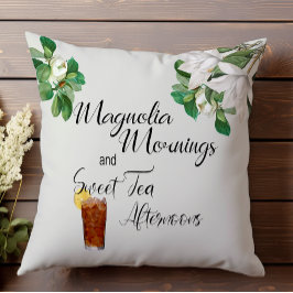 Magnolia Mornings Sweet Tea Aftermiddag Zuid Buitenkussen