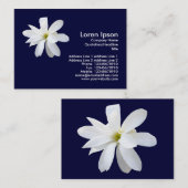 Magnolia - Navy Blue Visitekaartje (Voorkant / Achterkant)