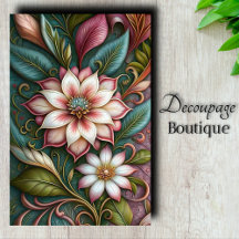 Magnolia Nouveau Art Decoupage