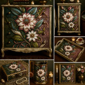 Magnolia Nouveau Kunst Decoupage Tissuepapier