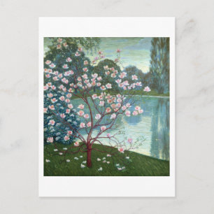 Magnolia (olie op canvas) briefkaart