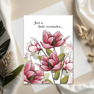 Magnolia Omhelsingskaart met Moed Kaart