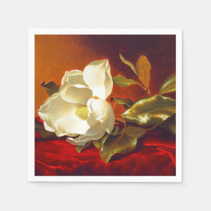 Magnolia op rode fluweel Martin Johnson Heade Servet