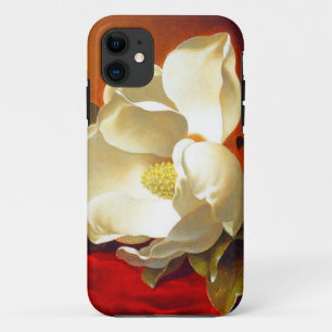 Magnolia op rood fluweel Martin Johnson hoofd Case-Mate iPhone Case