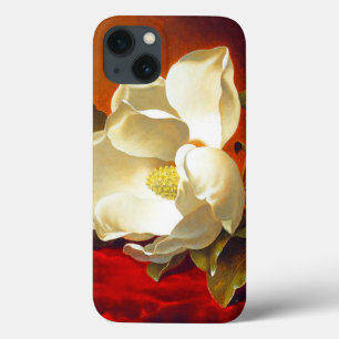 Magnolia op rood fluweel Martin Johnson hoofd Case-Mate iPhone Case