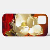Magnolia op rood fluweel Martin Johnson hoofd Case-Mate iPhone Case (Achterkant (horizontaal))