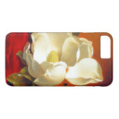 Magnolia op rood fluweel Martin Johnson hoofd Case-Mate iPhone Case (Achterkant (Horizontaal))