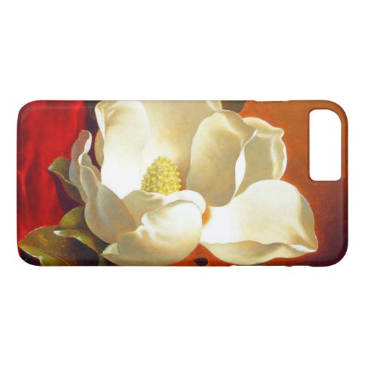Magnolia op rood fluweel Martin Johnson hoofd Case-Mate iPhone Case (Achterkant (Horizontaal))