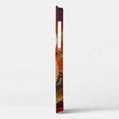 Magnolia op rood fluweel Martin Johnson hoofd Case-Mate iPhone Case (Achterkant / Links)
