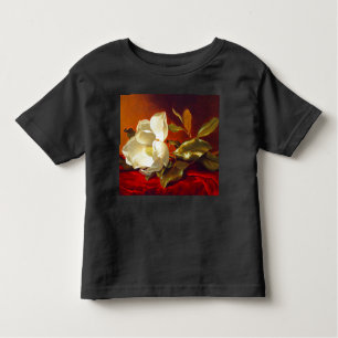 Magnolia op rood fluweel Martin Johnson hoofd Kinder Shirts