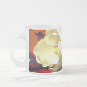 Magnolia op rood fluweel Martin Johnson hoofd Matglas Koffiemok (Links)