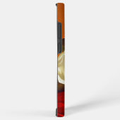 Magnolia op rood fluweel Martin Johnson hoofd Samsung Galaxy Hoesje (Rechterkant)