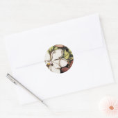  Magnolia over zwarte stickers (Envelop)