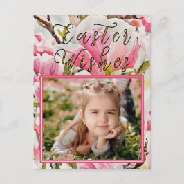 Magnolia Paasfoto Briefkaart