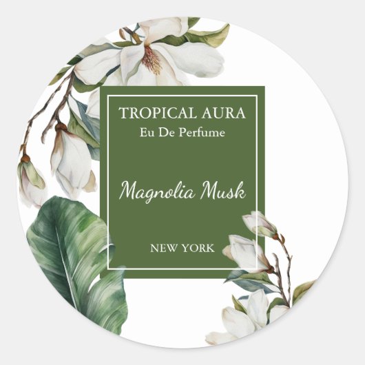 Magnolia Parfum Label (Voorkant)