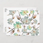 Magnolia-patroon Beterschap Kaart (Voorkant / Achterkant)